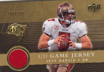 2008 Upper Deck Game Jerseys Gold #UDGJJG Jeff Garcia