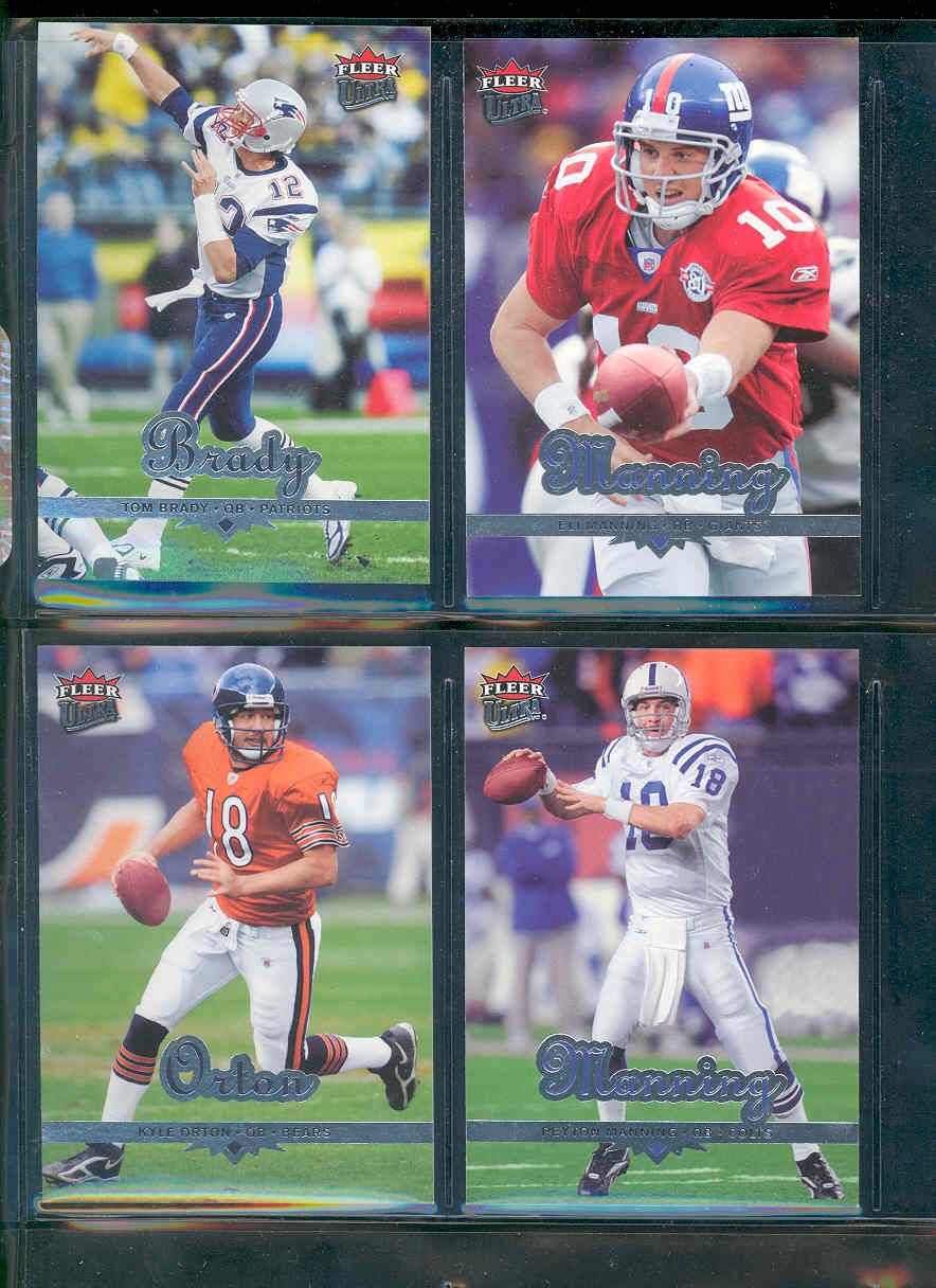 2006 Ultra Football SEt 1-150 Loaded w/ Brett Favre Peyton Manning Donovan McNabb Tom Brady Ben Rothlisberger Kyle Orton 