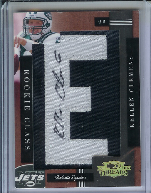 2006 Donruss Threads #240 Kellen Clemens AU/210 RC