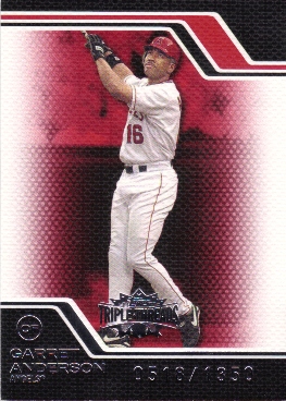 2008 Topps Triple Threads #49 Garret Anderson