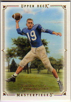 2008 Upper Deck Masterpieces Preview #MPP10 Johnny Unitas