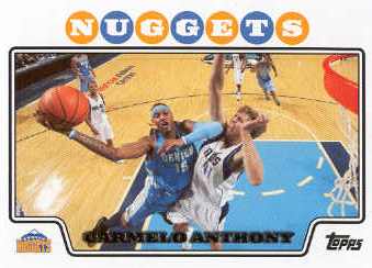2008-09 Topps #15 Carmelo Anthony