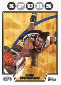 2008-09 Topps #21 Tim Duncan