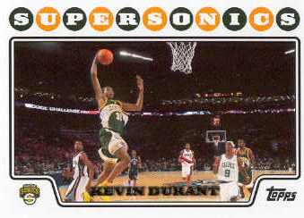 2008-09 Topps #156 Kevin Durant