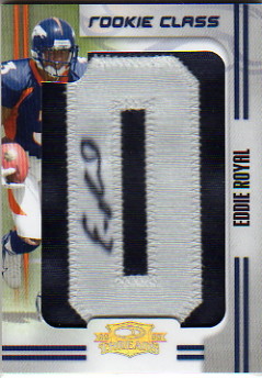 2008 Donruss Threads #255 Eddie Royal AU/100 RC