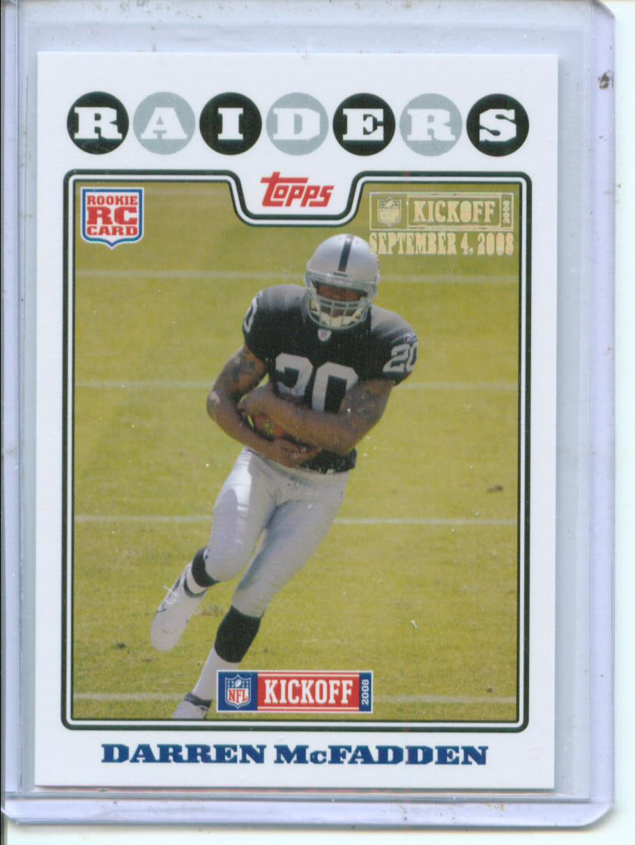 2008 Topps Kickoff Silver Holofoil #178 Darren McFadden