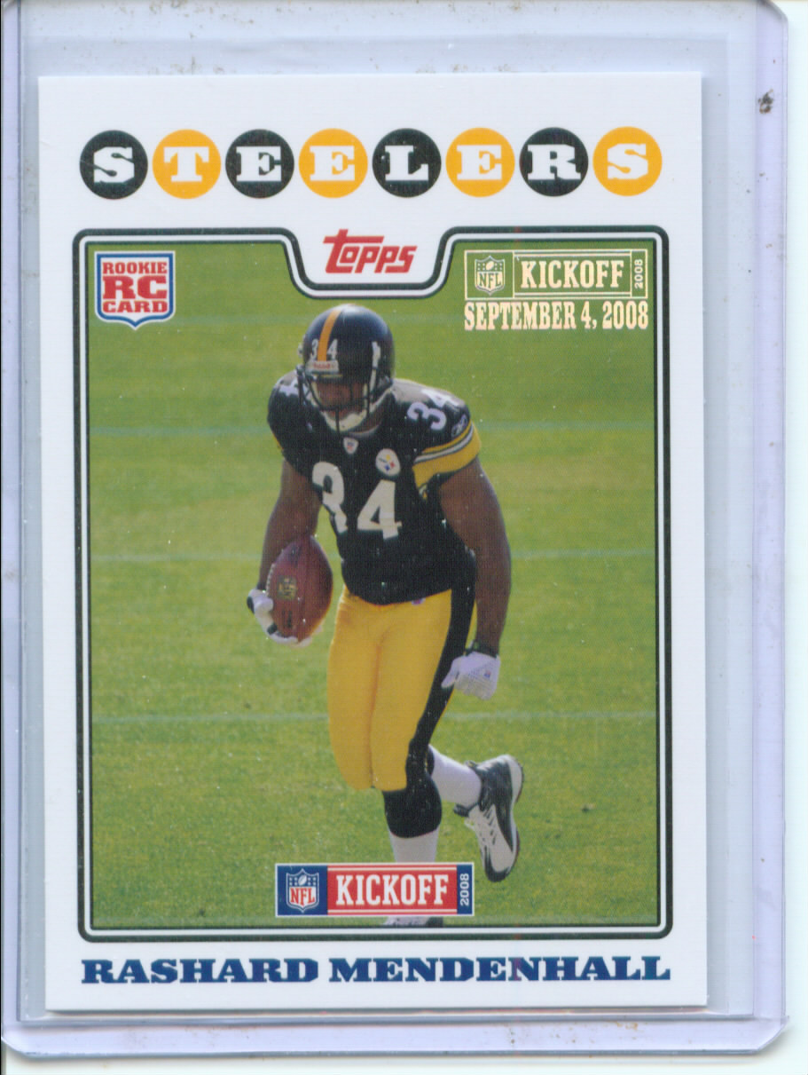 2008 Topps Kickoff Silver Holofoil #179 Rashard Mendenhall