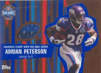 2008 Topps Pro Bowl Jerseys #APRAP Adrian Peterson