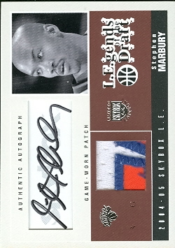 2004-05 SkyBox LE Legends of the Draft Patches Autographs #SM Stephon Marbury