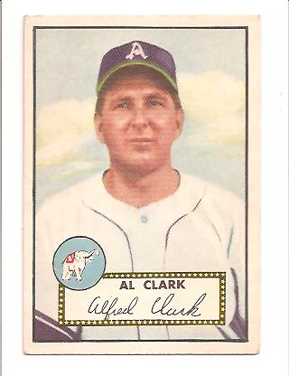 1952 Topps #278 Al Clark EXMT Actual scan