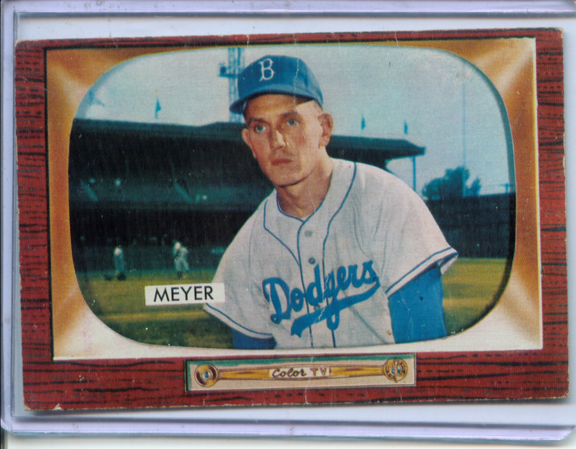 1955 Bowman #196 Russ Meyer