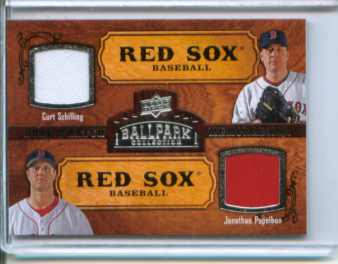 2008 Upper Deck Ballpark Collection #191 Curt Schilling/Jonathan Papelbon