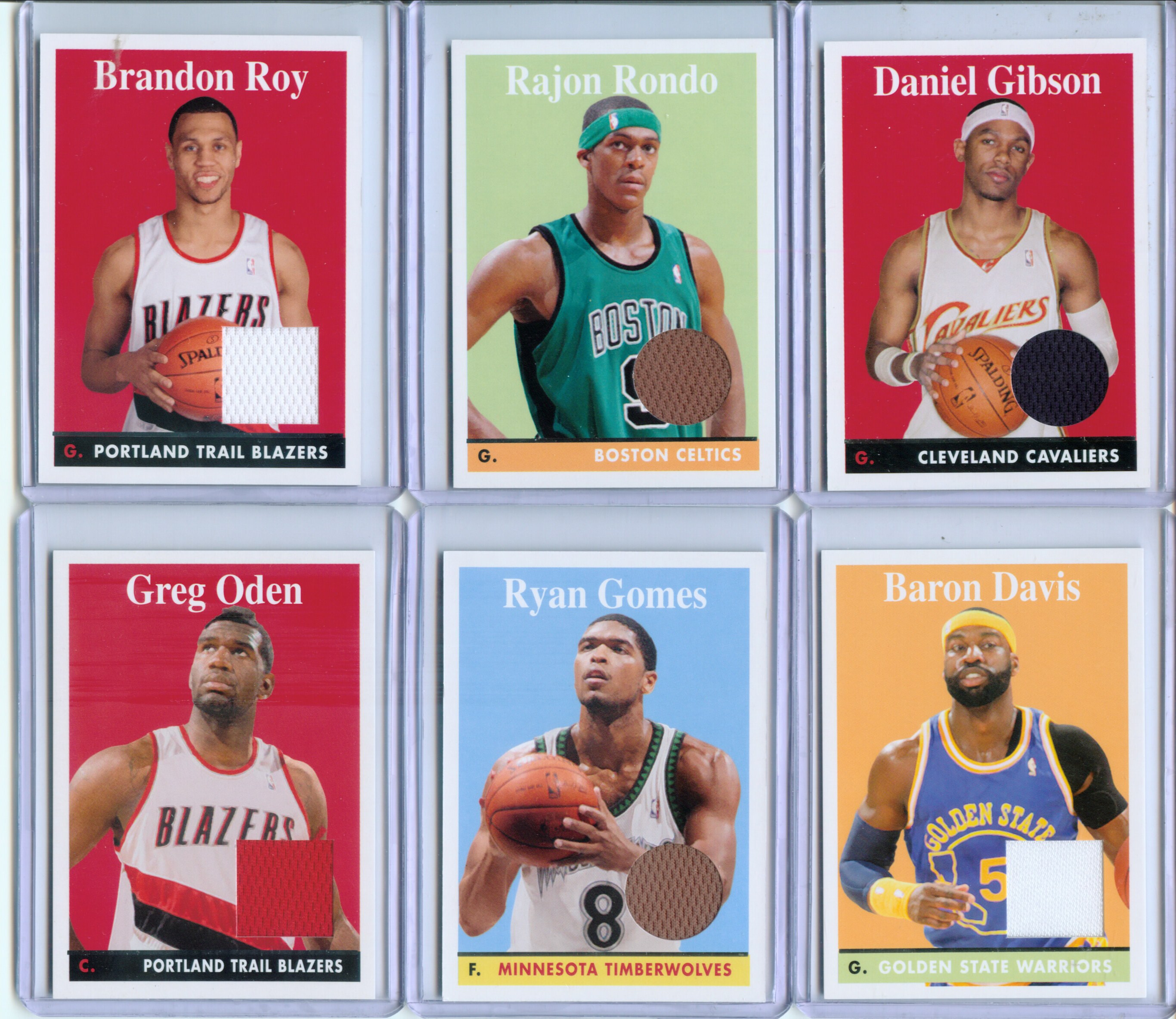 2008-09 Topps 1958-59 Variations Relics #65 Rajon Rondo C