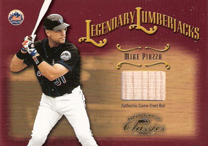 2002 Donruss Classics Legendary Lumberjacks #5 Mike Piazza/500