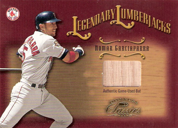 2002 Donruss Classics Legendary Lumberjacks #33 Nomar Garciaparra/500
