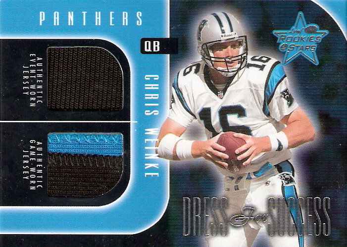 2002 Leaf Rookies and Stars Dress for Success #DS6 Chris Weinke
