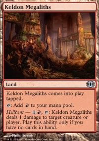 2007 Magic the Gathering Future Sight #74  Keldon Megaliths U :L: