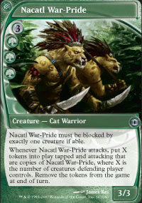 2007 Magic the Gathering Future Sight #103  Nacatl War-Pride U :G:
