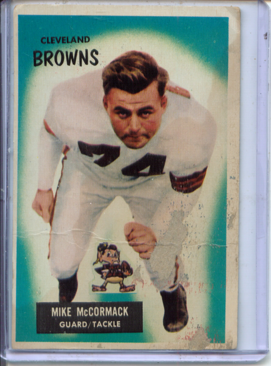 1955 Bowman #2 Mike McCormack RC