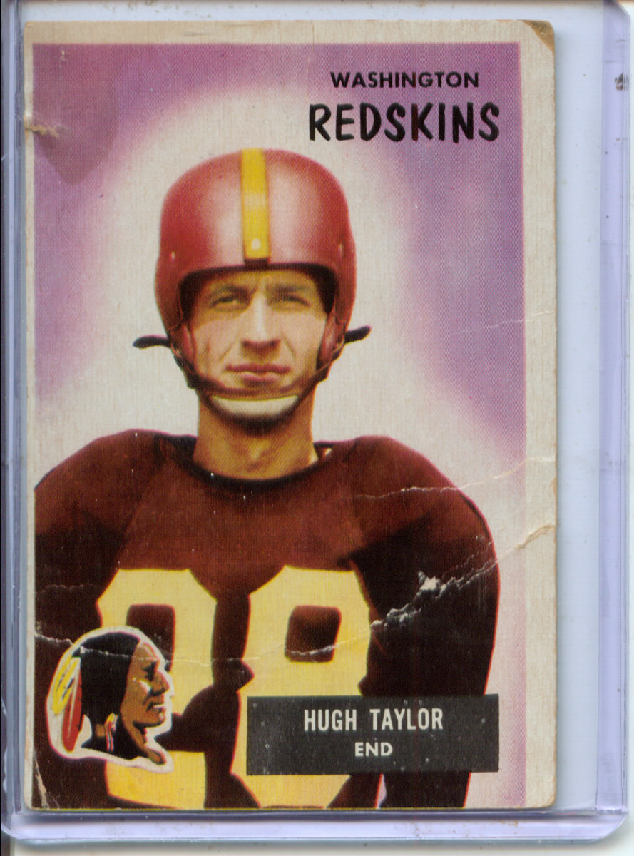 1955 Bowman #6 Hugh Taylor UER
