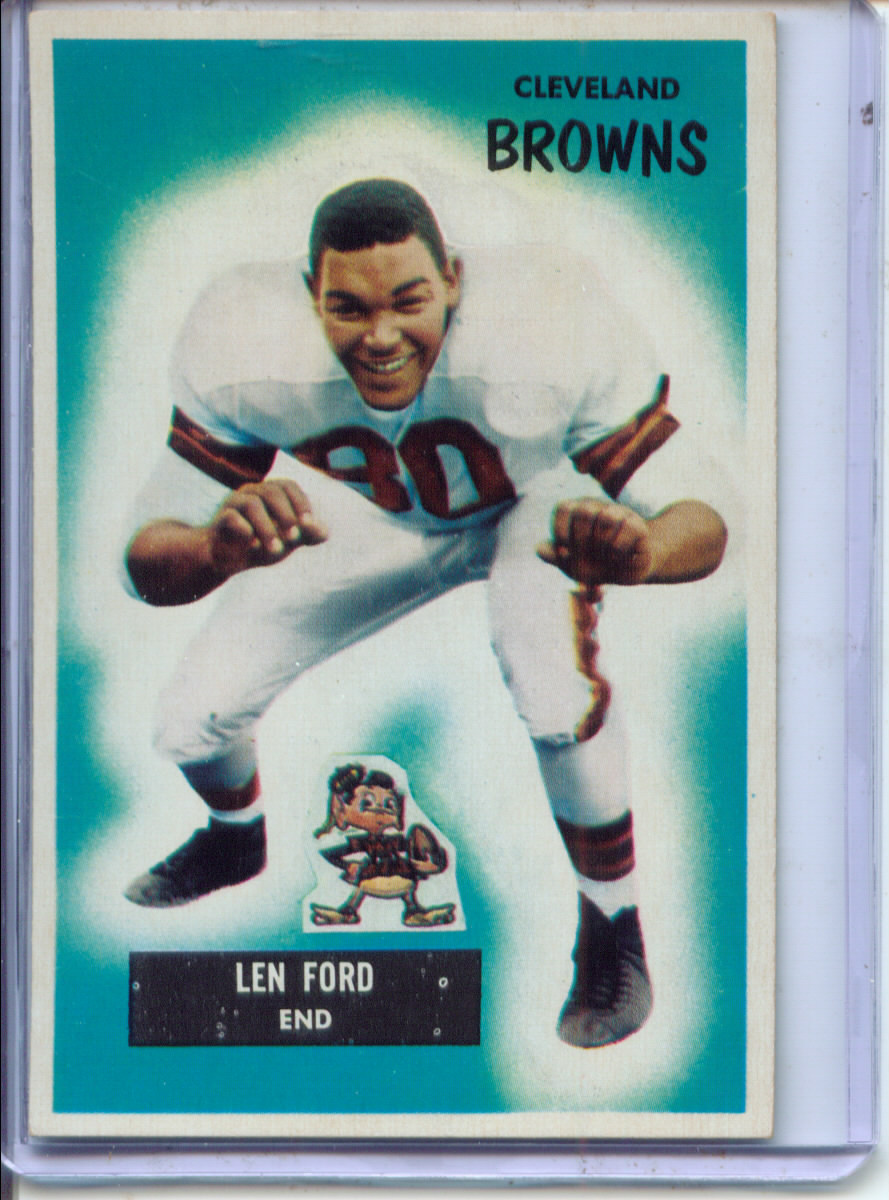 1955 Bowman #14 Len Ford RC