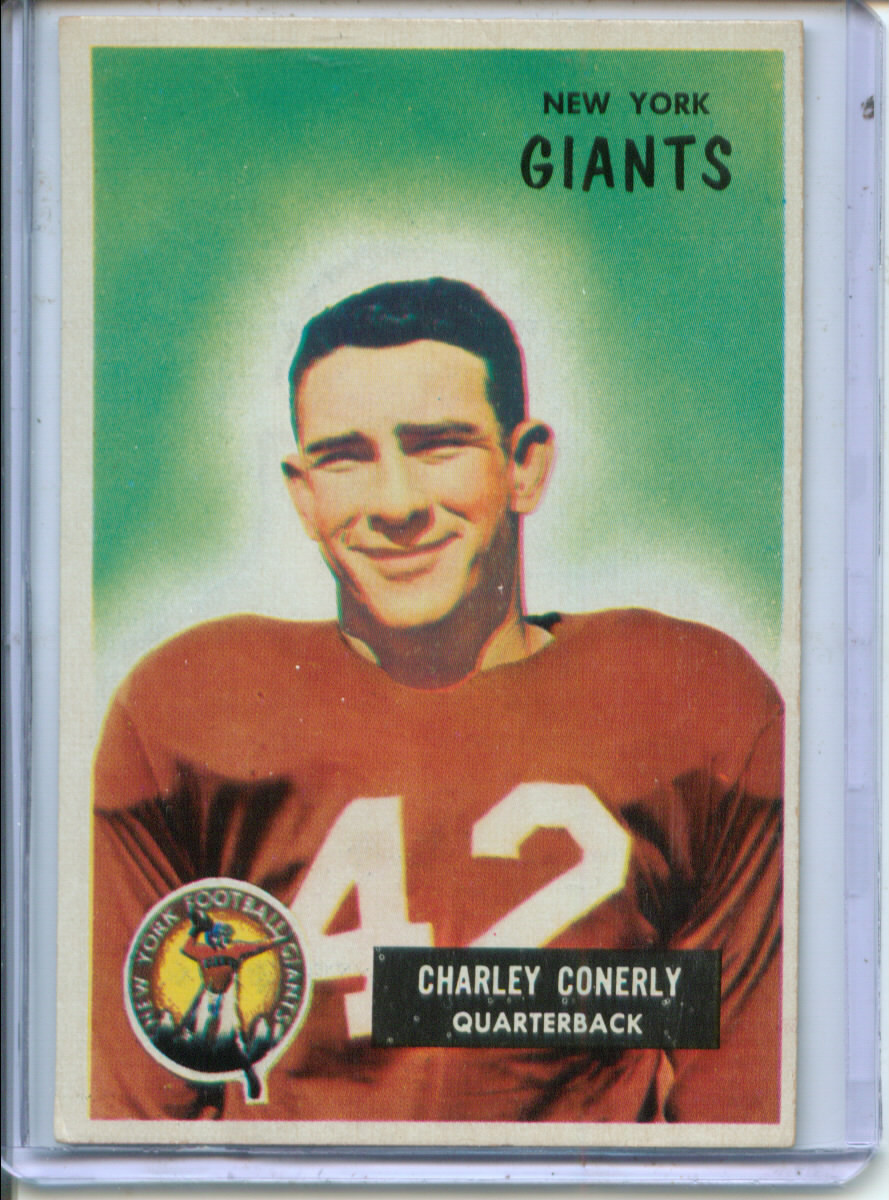 1955 Bowman #16 Charley Conerly