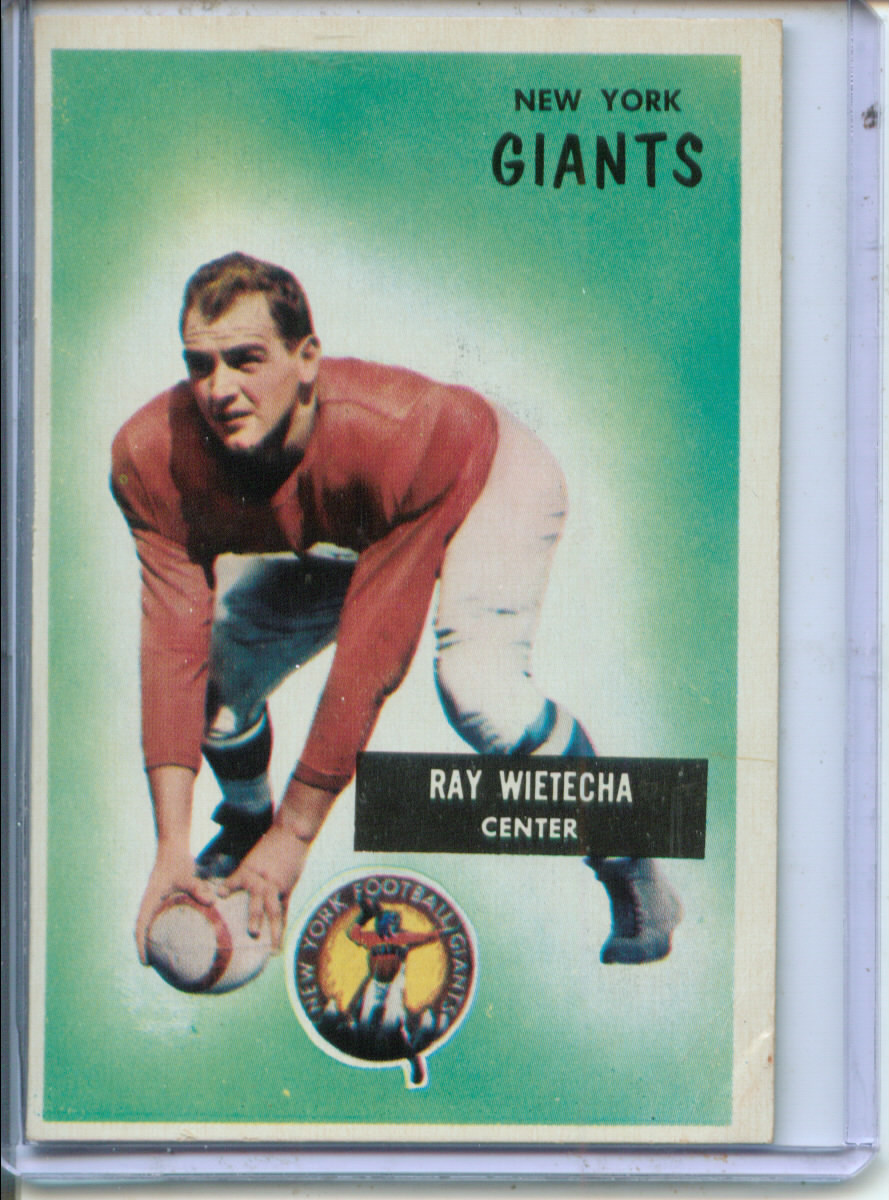 1955 Bowman #24 Ray Wietecha