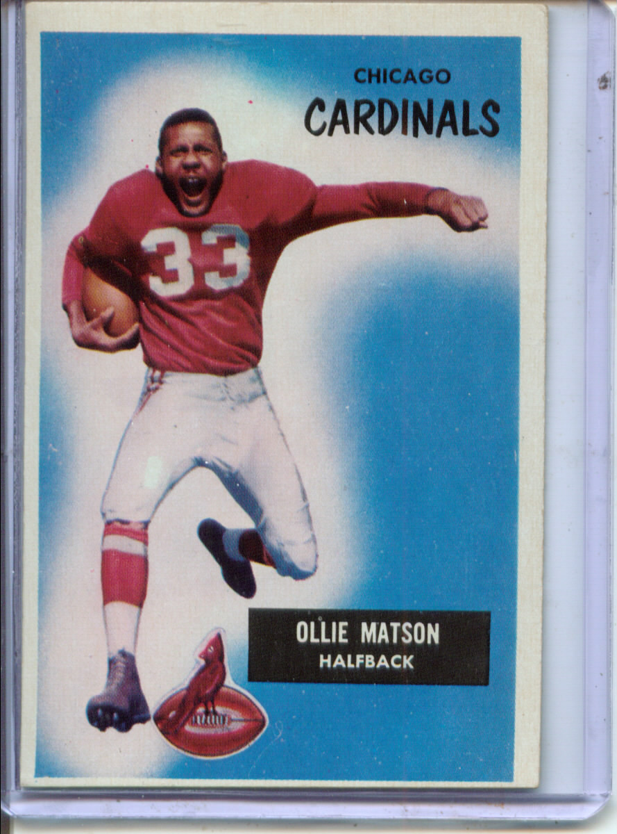 1955 Bowman #25 Ollie Matson