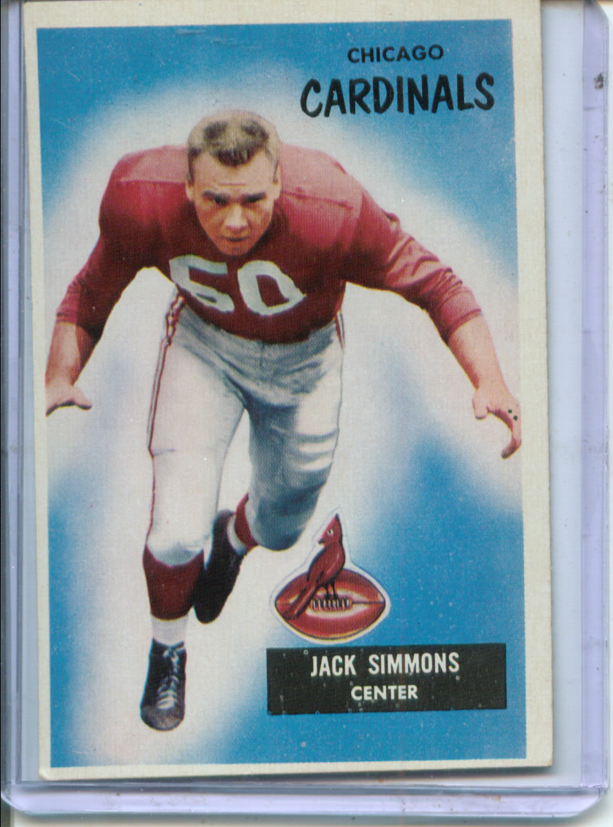 1955 Bowman #27 Jack Simmons
