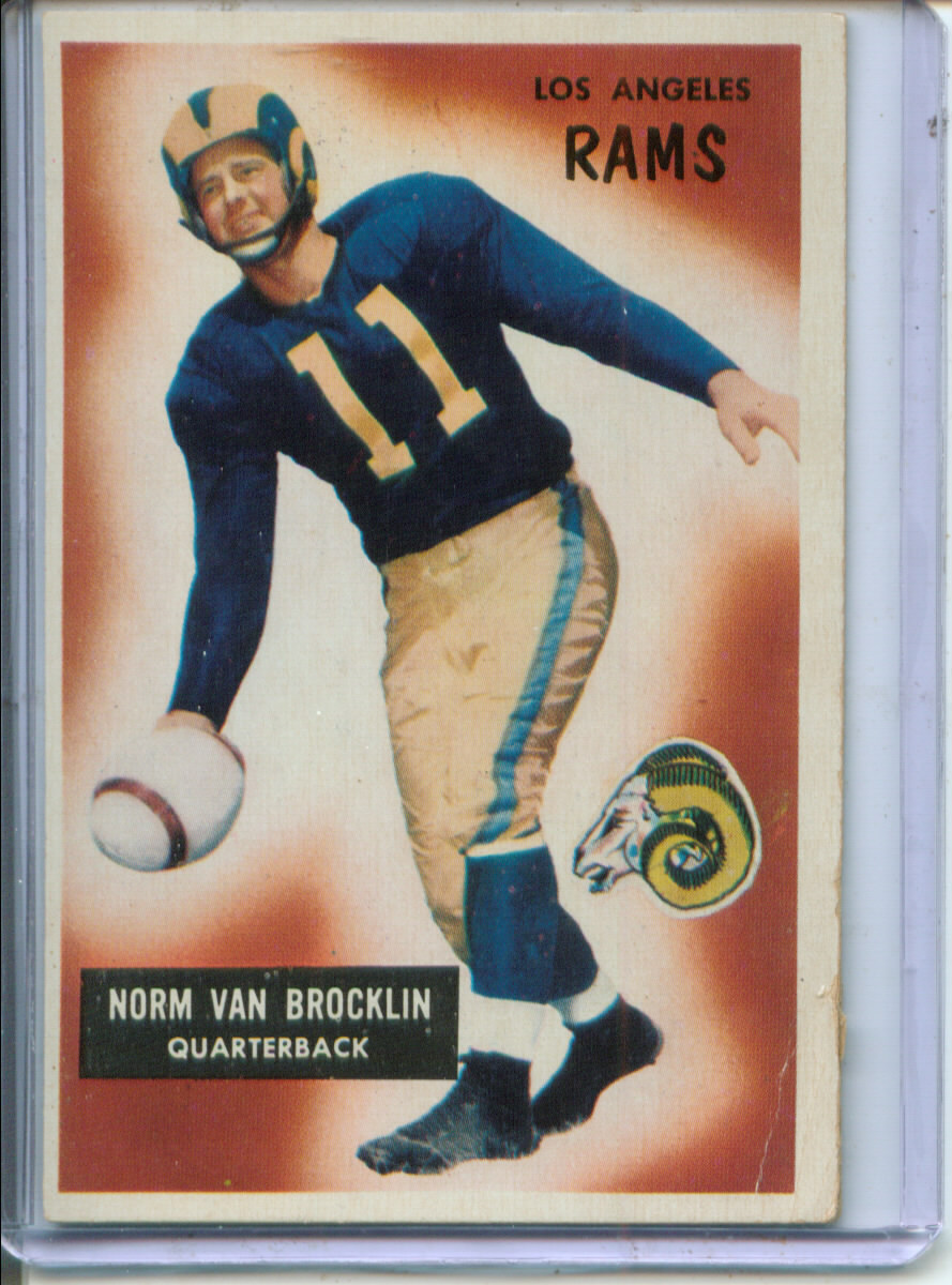 1955 Bowman #32 Norm Van Brocklin