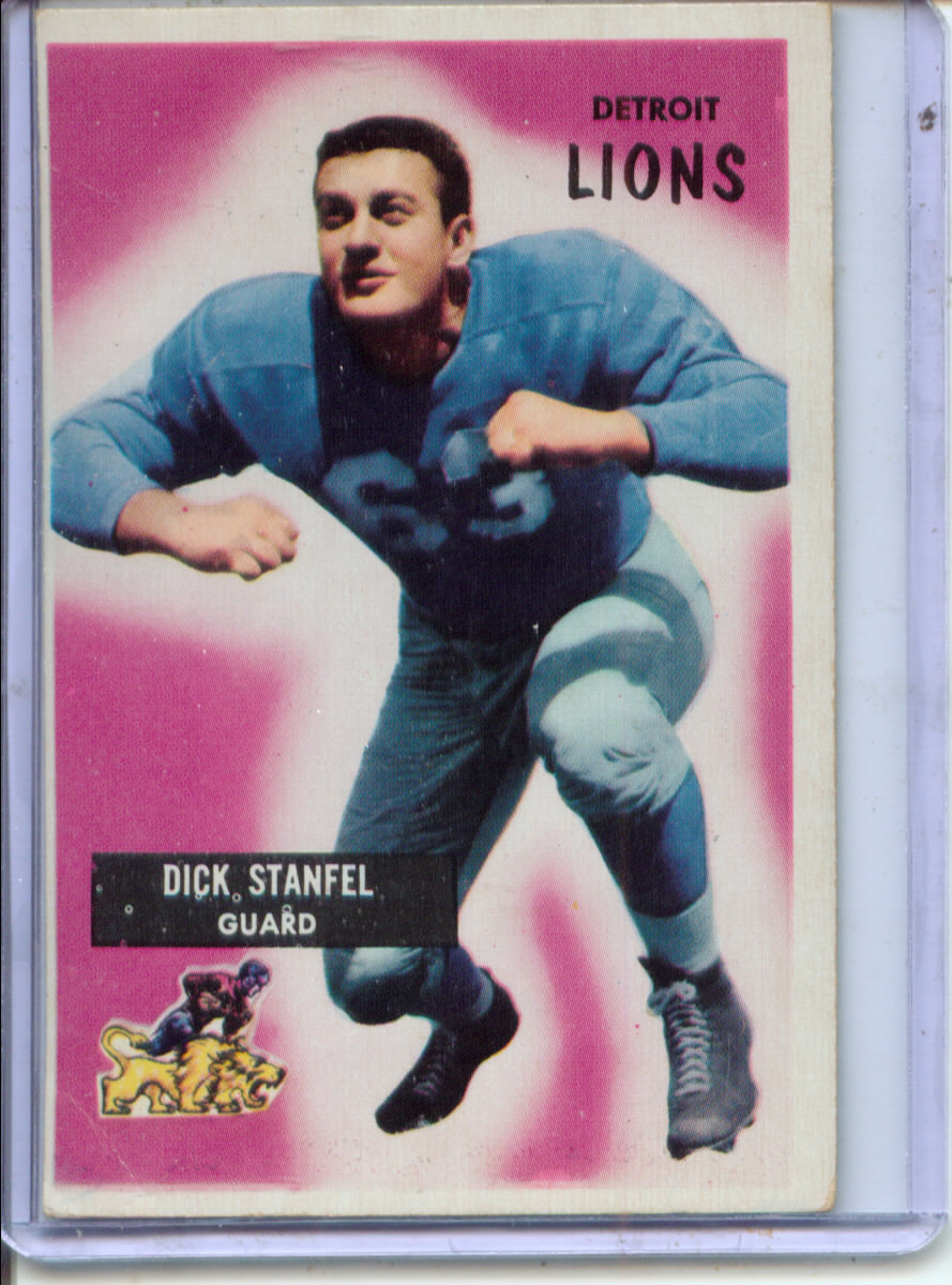1955 Bowman #36 Dick Stanfel RC
