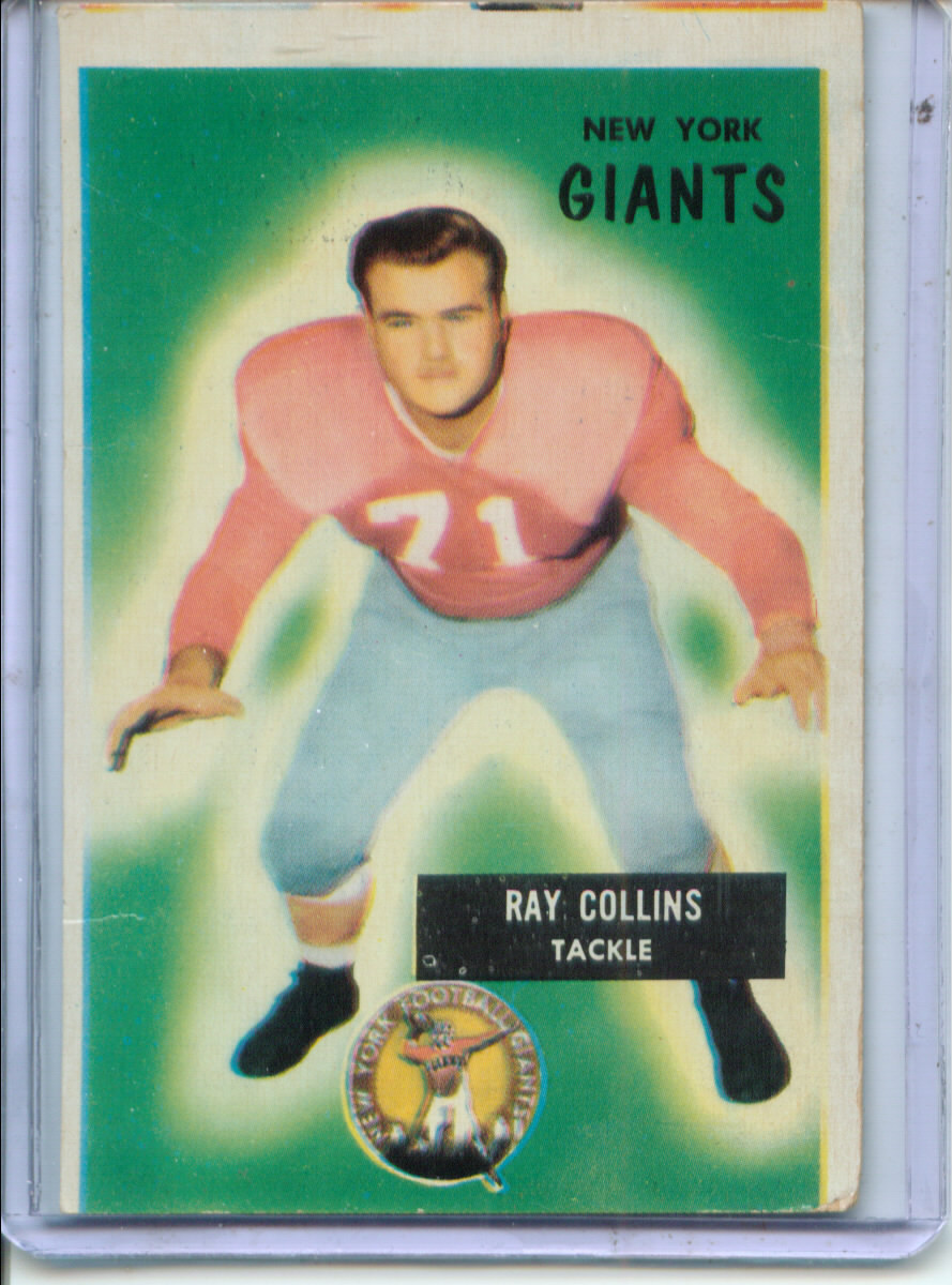 1955 Bowman #41 Ray Collins RC