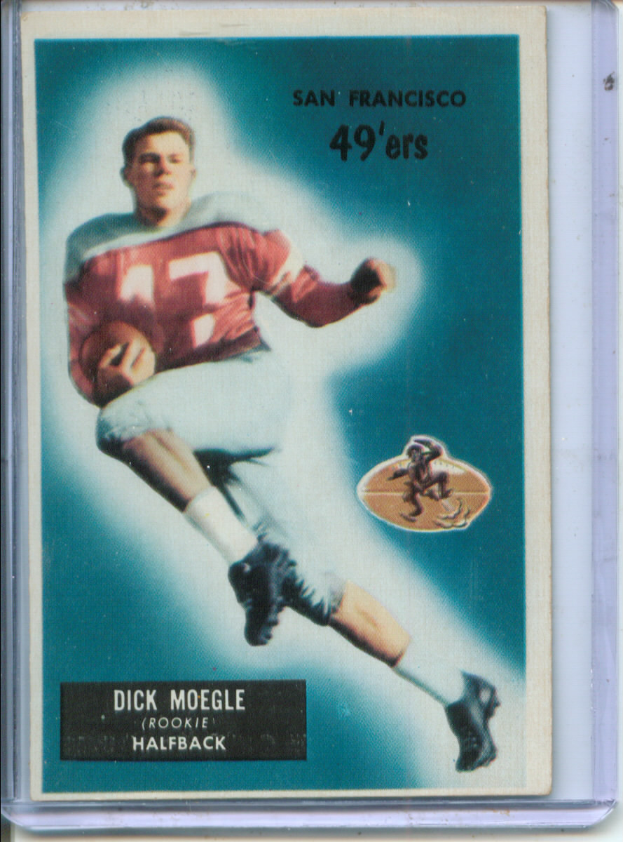 1955 Bowman #48 Dick Moegle RC