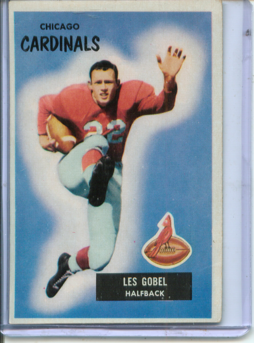 1955 Bowman #50 Les Gobel RC