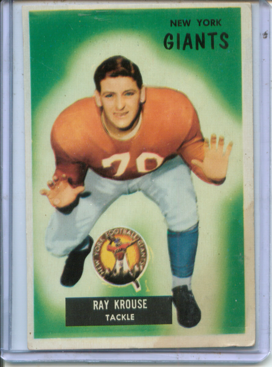 1955 Bowman #51 Ray Krouse RC