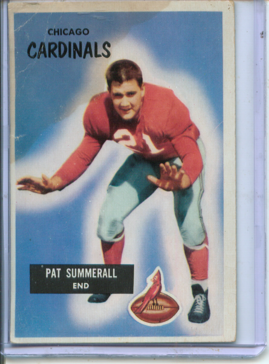 1955 Bowman #52 Pat Summerall RC