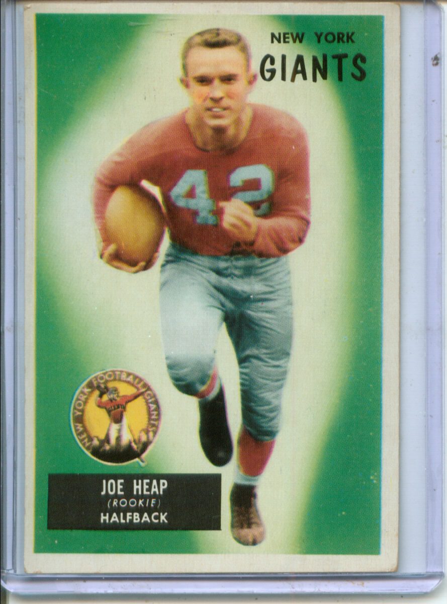 1955 Bowman #55 Joe Heap RC