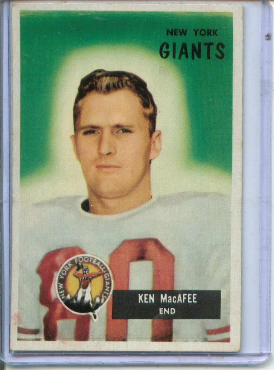1955 Bowman #60 Ken MacAfee E RC