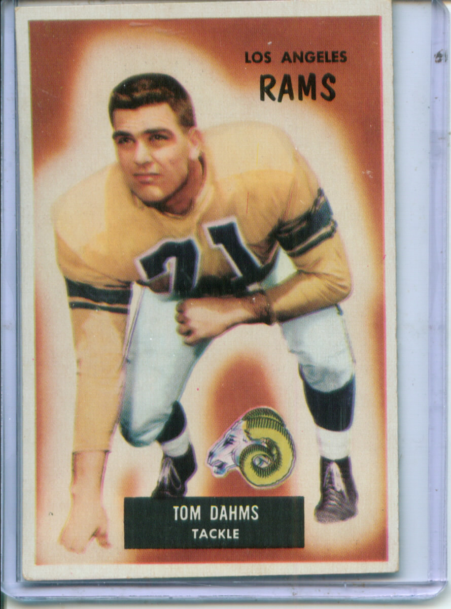 1955 Bowman #69 Tom Dahms RC