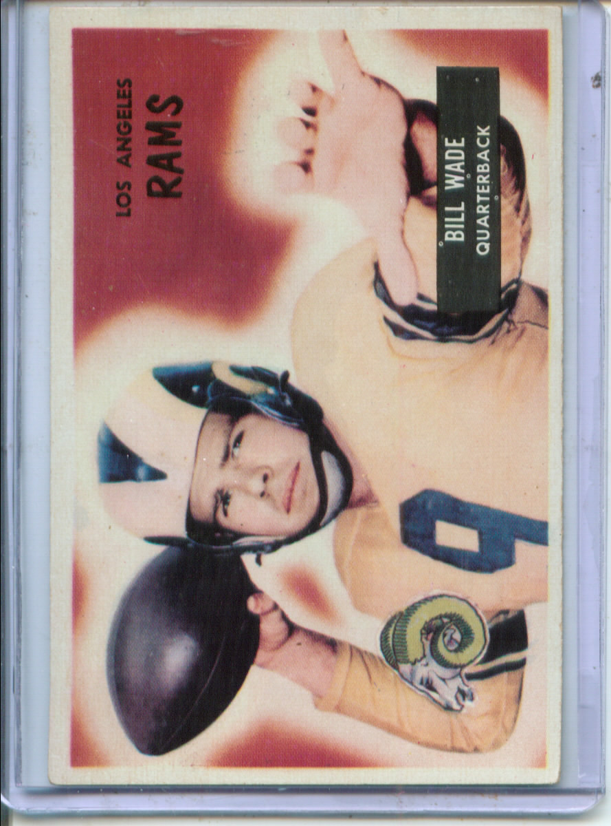 1955 Bowman #78 Bill Wade