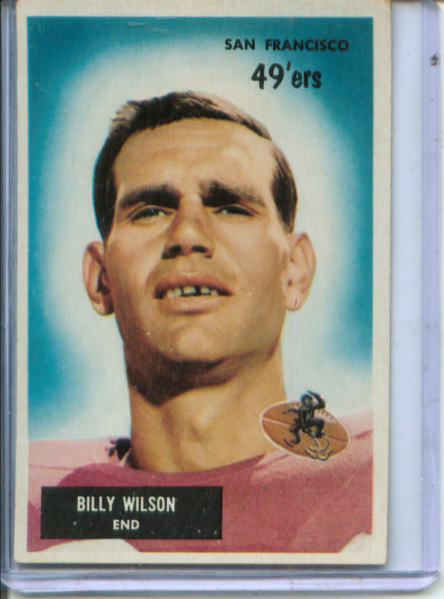 1955 Bowman #81 Billy Wilson RC