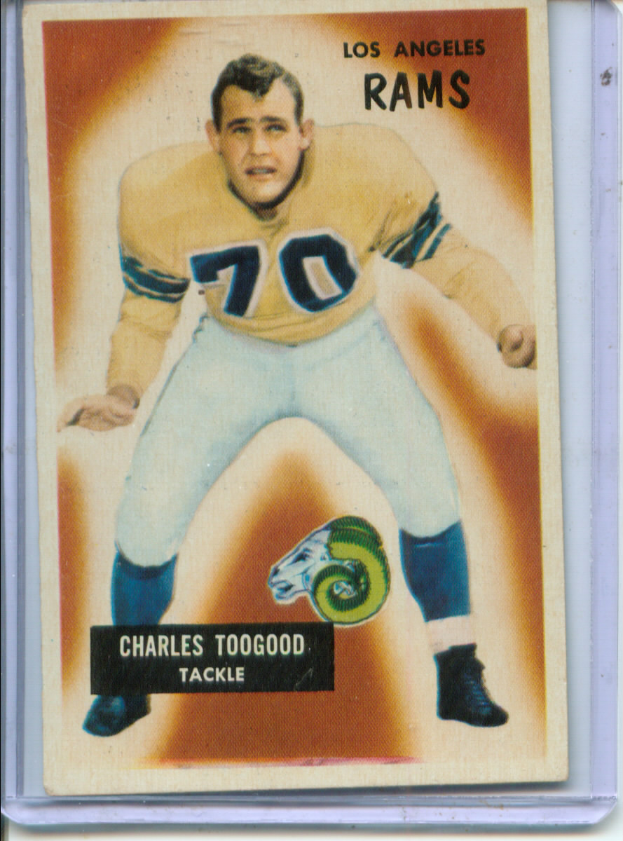 1955 Bowman #89 Charley Toogood RC