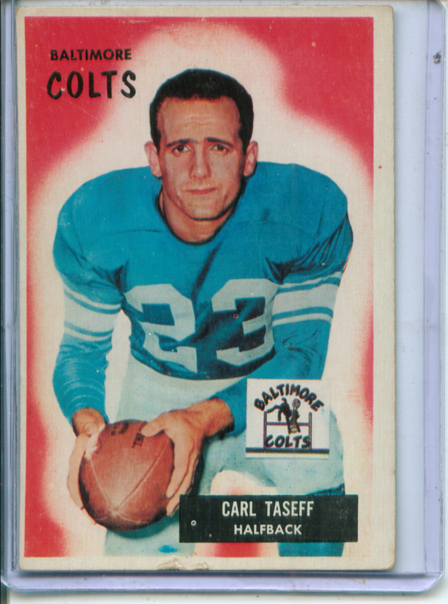 1955 Bowman #103 Carl Taseff RC