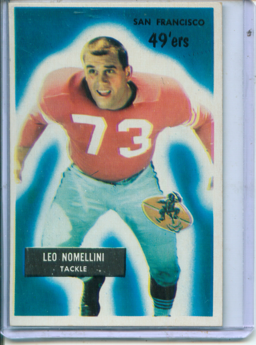 1955 Bowman #104 Leo Nomellini