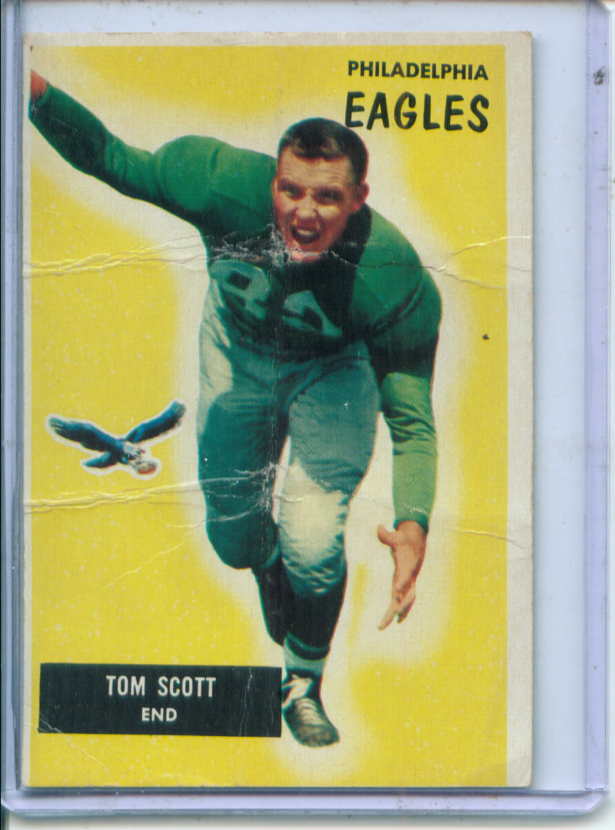 1955 Bowman #105 Tom Scott