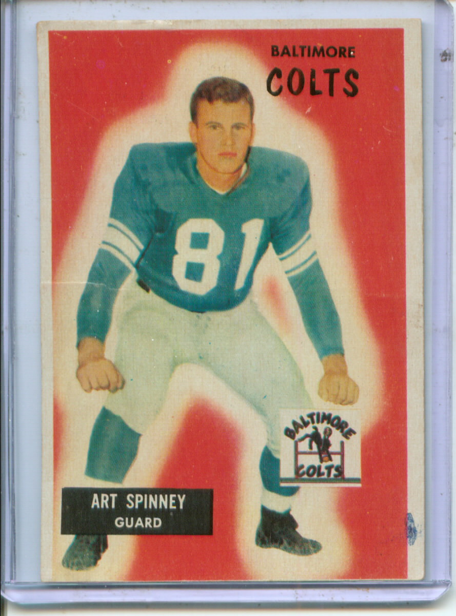 1955 Bowman #107 Art Spinney