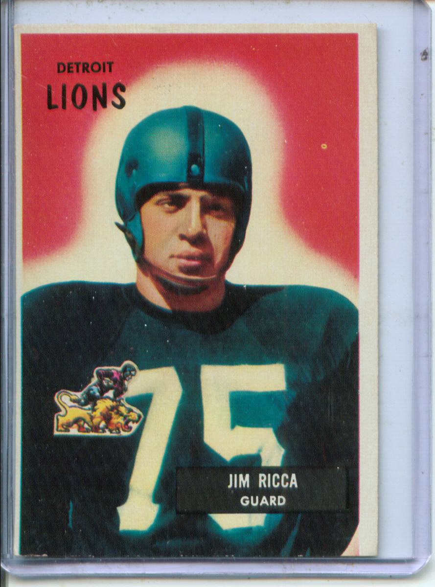 1955 Bowman #109 Jim Ricca RC