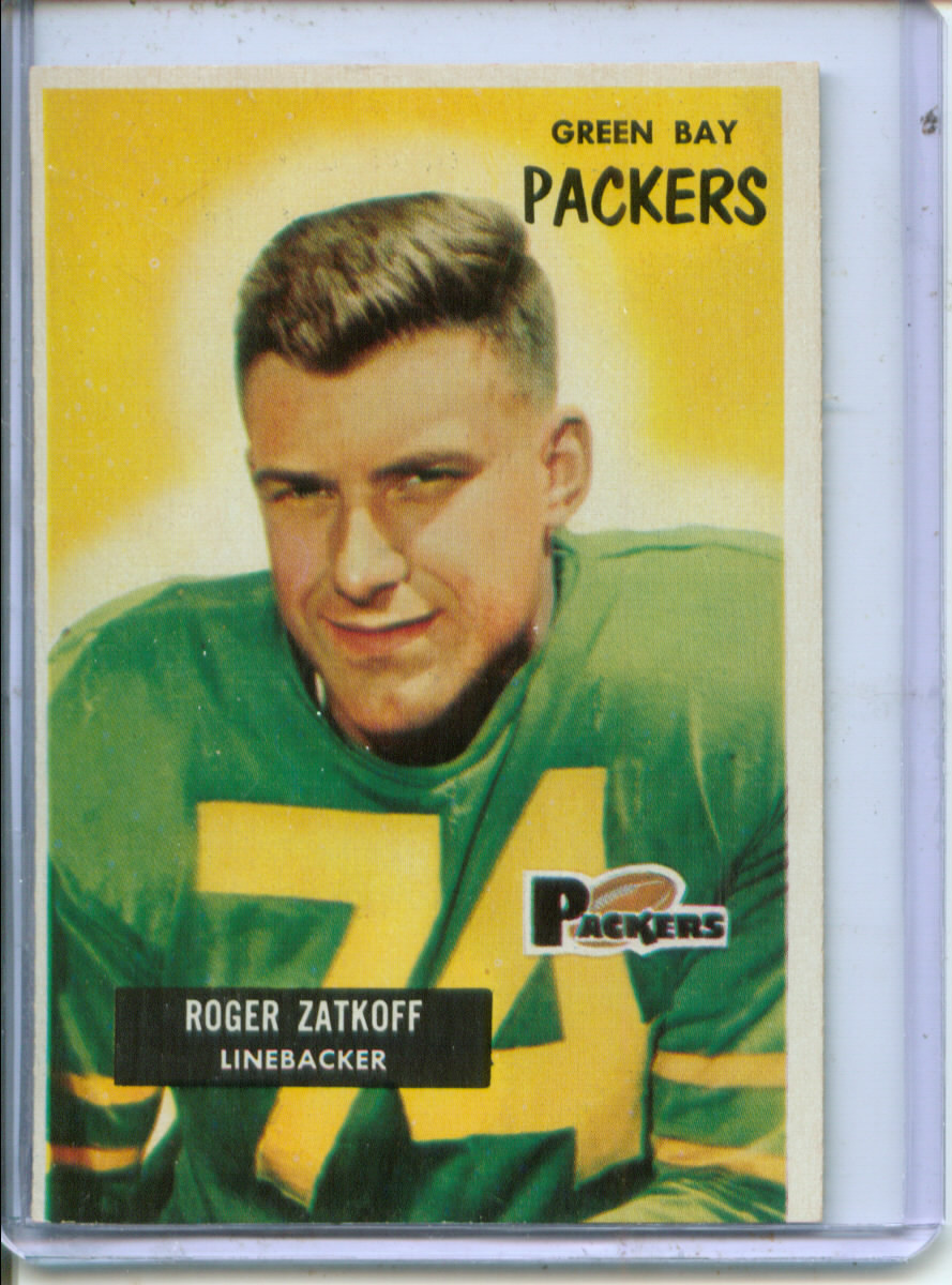 1955 Bowman #111 Roger Zatkoff RC