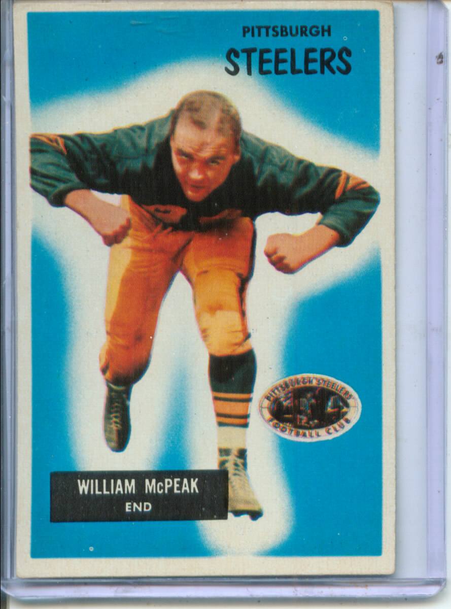 1955 Bowman #116 Bill McPeak RC