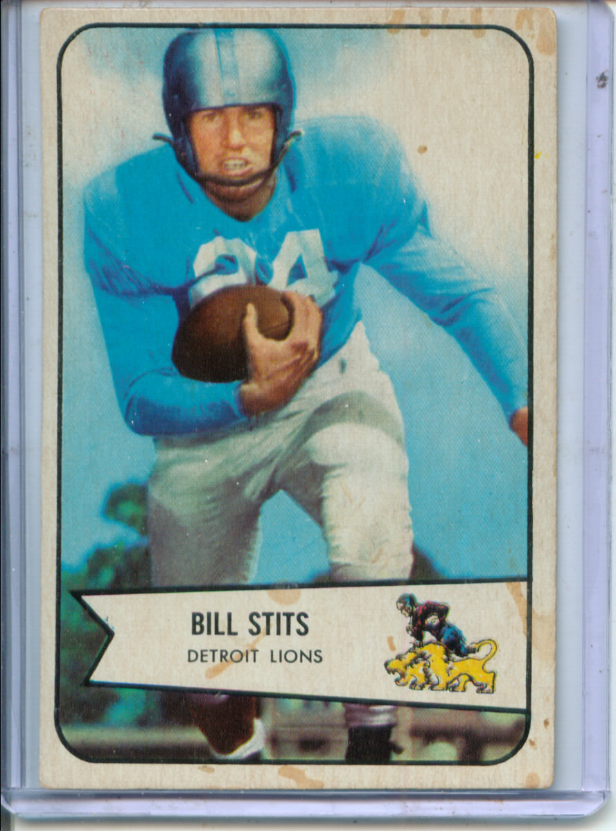 1954 Bowman #5 Bill Stits RC